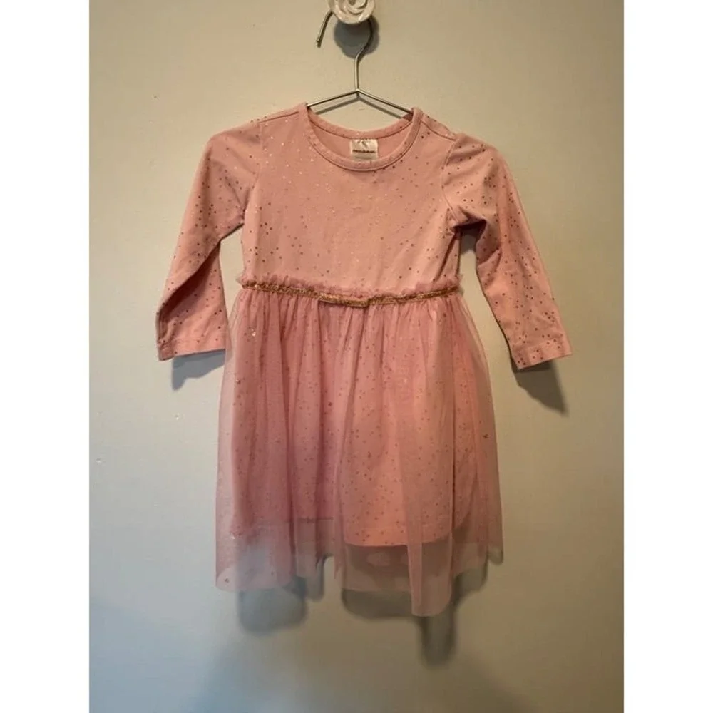 Hanna Andersson Dress Tulle Star Shimmer 2T GUC